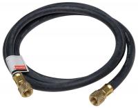 4PDG8 Evacuation Hose 72 In, Black, 3/8 In SAE