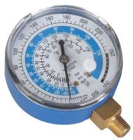 4PDJ9 2-3/4 In Replacement Gauge, Blue, Dry