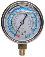 4PDK2 2-3/4 In Gauge, Blue, Oil Filled