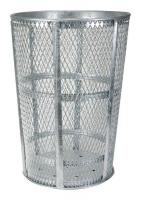 4PGF4 Street Basket, 48G, Galvanized Steel