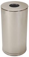 4PGG9 Round Container, Mirrored Steel, 15 G