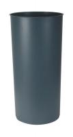 4PGH3 Round Plastic Liner, Gray, 12 1/8 G