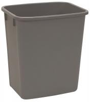 4PGN7 Soft Side Container, Gray, 28 1/8 Qt