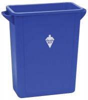 4PGU7 Rectangular Container, 15 7/8 G, Blue