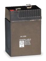 4PH44 Battery, Lead Calcium, 6V, 4A/HR.