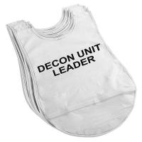 4PHW3 Decon Team Disposable Vest, White