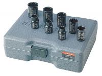 4PJX4 Impact Socket Set, 3/8 Dr, 6 Pt, 8 Pc