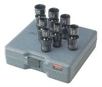 4PJY9 Impact Socket Set, Universal, 1/2 Dr, 7 Pc