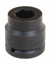 4PKC3 Impact Socket, 1 1/2 Dr, 6 Pt, Std, 70mm