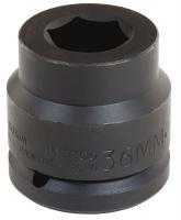 4PKC4 Impact Socket, 1 1/2 Dr, 6 Pt, Std, 75mm