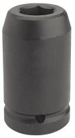 4PKC6 Impact Socket, 1 Dr, 6 Pt, Deep, 2 1/2 In
