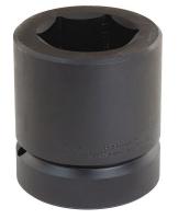 4PKD9 Impact Socket, 2 1/2 Dr, 6 Pt, Std, 6 1/4 In