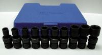 4PRC2 Impact Socket Set, Univ, 3/8 Dr, Std, 10 Pc