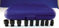4PRD8 Impact Mag Socket Set, 1/4 Dr, Std, 9 Pc