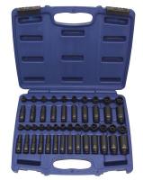 4PRE3 Impact Socket Set, 1/4 Dr, Combo, 48 Pc