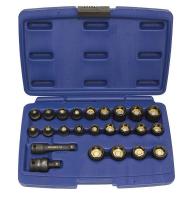 4PRF3 Impact Mag Socket Set, 3/8 Dr, Std, 24 Pc