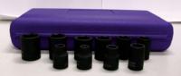 4PRF4 Impact Mag Socket Set, 3/8 Dr, Std, 9 Pc
