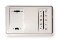 4PU47 Low V Thermostat, 1H, 1C, White