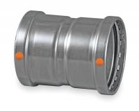 4RAL8 Coupling w/Stop, Tube Sz 2 1/2  In, Press