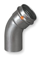 4RAV7 Elbow, 45 Deg, Tube Sz 2 In, FTG x Press