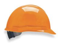 4RB44 Hard Hat, FrtBrim, Slttd, 4Rtcht, Hi-Viz Org