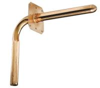 4RCH9 Elbow Stub Out w/ Strap, 1 In, Male Solder
