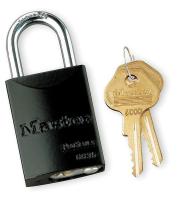 4RD90 Lockout Padlock, KA, Hi-Vis Black, 1/4In.