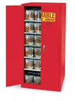 4RF72 Paints and Inks Cabinet, 96 Gal., Red