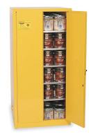 4RF77 Paints and Inks Cabinet, 96 Gal., Yellow