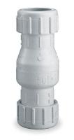 4RG89 Check Valve, 2 In, Compression, PVC