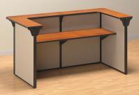 4RGF2 Non Wired Workstation, Recep 1, Charcoal