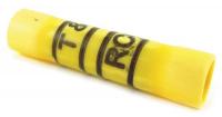 4RHE7 Butt Splice Connector, Yellow, 12-10, PK50