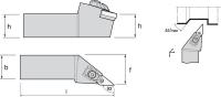 4RLC1 External Turning Holder, TVJNL16-3D