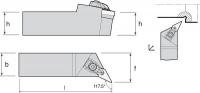 4RLF3 External Turning Holder, TVQNL16-3D