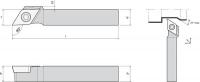 4RLV8 Ext Turning Holder, SDJCR06-2C-SH