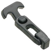 4RRL8 RbbrTHndle pull sm w/keep conceal instll