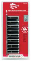 5ECE1 Impact Socket Set, 3/8 Dr, 5/16-3/4, 8 Pc