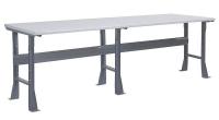 4RYC2 Flared Leg Workbench, 96Wx36Dx33-3/4In H