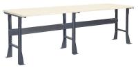 4RYC9 Flared Leg Workbench, 96Wx30Dx33-1/4In H