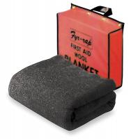 4T178 Fire Blanket and Pouch, Wool/Nylon Blend