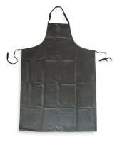 4T295 Bib Apron, Black, 45 In. L