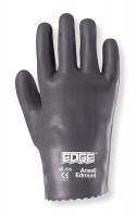 4T410 Coated Gloves, Size 9, Blue/Gray, PR