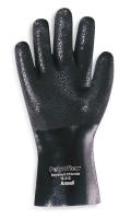 4T430 Chemical Resistant Glove, PVC, 14&quot; L, PR