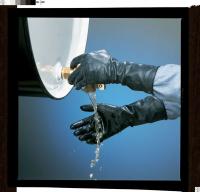 3RZC9 Chemical Resistant Glove, 14 mil, Sz L, PR