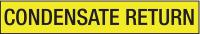4T585 Pipe Mrkr, Condensate Return, 2-1/2to7-7/8