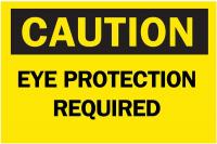 1M460 Caution Sign, 10 x 14In, BK/YEL, ENG, Text