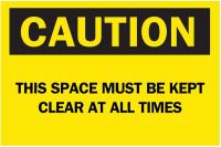 1M406 Caution Sign, 10 x 14In, BK/YEL, ENG, Text