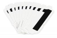 4T735 Carded Numbers and Letters, 1, PK 10