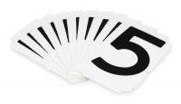 4T739 Carded Numbers and Letters, 5, PK 10