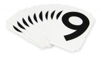 4T743 Carded Numbers and Letters, 9, PK 10